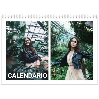 Calendario personalizado doble A4 — El gran mes [portada]