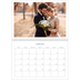 Calendario personalizado doble A4 — Clásico cobalto [Febrero]