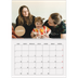 Calendario personalizado doble A4 — Pegatina de foto [Febrero]