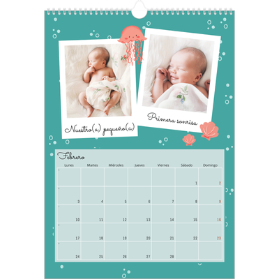 Calendarios A3 — Animalitos [Febrero]