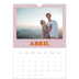 Calendario personalizado A4 — Marcos retro [Abril]