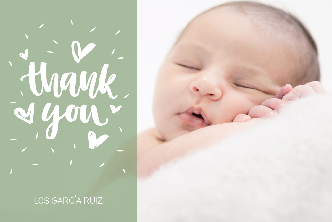 Tarjetas de agradecimiento — Titular de celebración