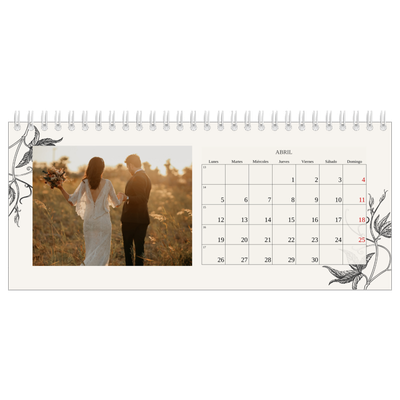 Calendarios de mesa — Tinta y hiedra [Abril]