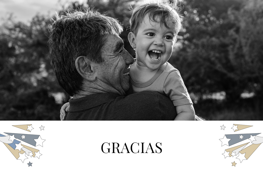 Tarjetas de agradecimiento — Gratitud estelar