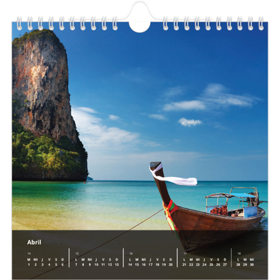 Calendarios Cuadrados — Complementos [Abril]