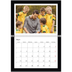 Calendario personalizado doble A4 — Marco negro [portada]