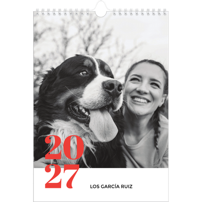 Calendario personalizado A4 — Un año genial [portada]