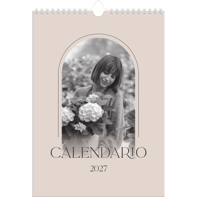 Calendario personalizado A4 — Botánica sencilla [portada]