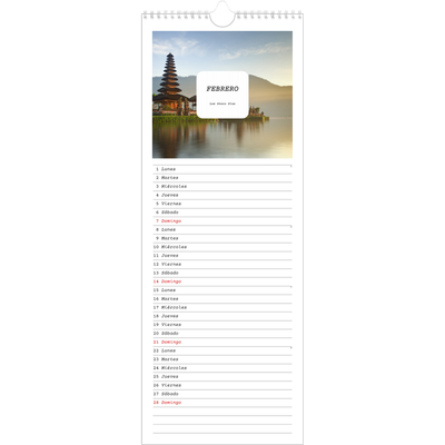 Calendario de cocina  — La historia completa [Febrero]