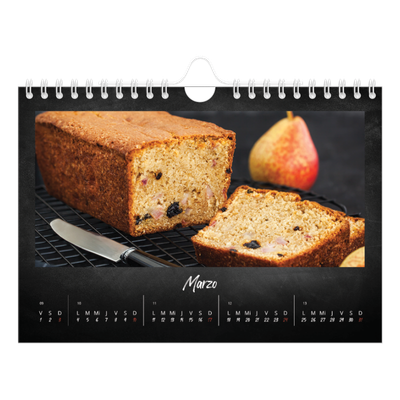 Calendario personalizado A5 — Estilo de pizarra [Marzo]