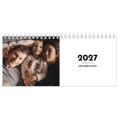 Calendarios de mesa — Letra destacada [portada]