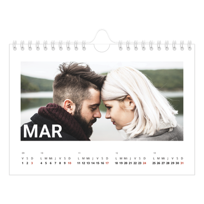 Calendario personalizado A5 — El gran mes [Marzo]