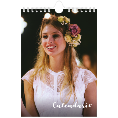 Calendario personalizado A5 — Guión sencillo [portada]