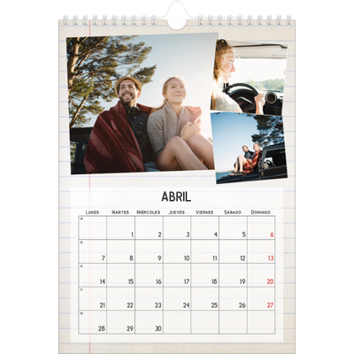Calendario personalizado A4 — Parts unknown [Abril]