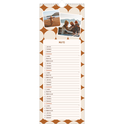 Calendario de cocina  — Patrones retro [portada]