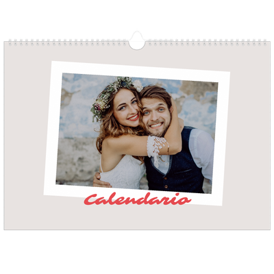 Calendario A3 horizontal — Firmado en carmín [portada]