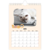 Calendario personalizado A5 — Gatos y garabatos [Enero]