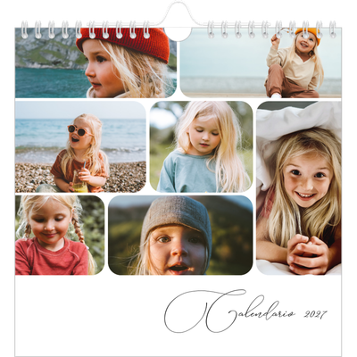 Calendarios Cuadrados — Fotos y caligrafía [portada]