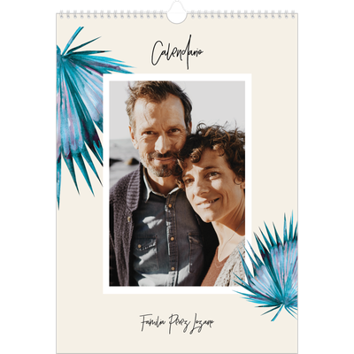 Calendarios A3 — Flores pintadas [portada]