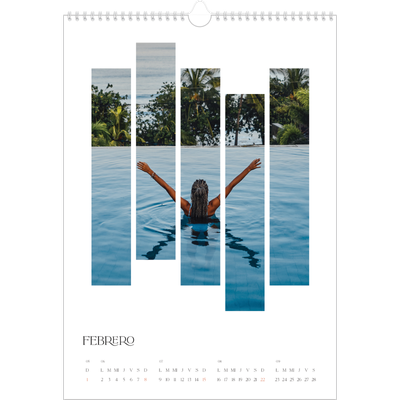 Calendarios A3 — Fragmentos de viaje [Febrero]