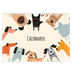 Calendario A4 horizontal — Perros y garabatos [portada]