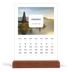 Calendario de mesa con base de madera - vertical  — La historia completa [Febrero]