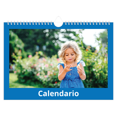 Calendario A4 horizontal — Colorea mi mundo [portada]