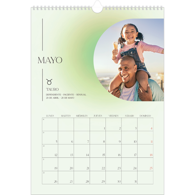 Calendarios A3 — Degradado astrológico [portada]