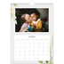 Calendario personalizado A4 — Salpicado floral [Enero]