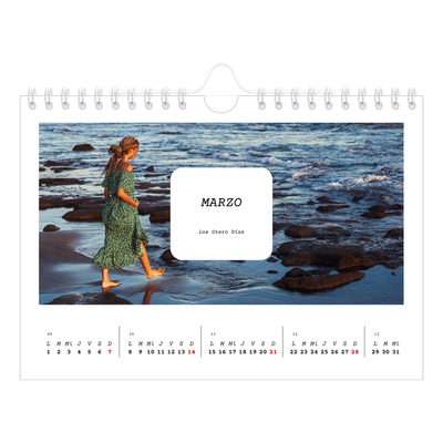 Calendario personalizado A5 — La historia completa [Marzo]