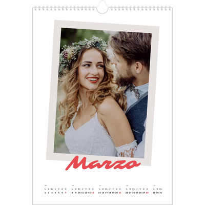 Calendarios A3 — Firmado en carmín [Marzo]