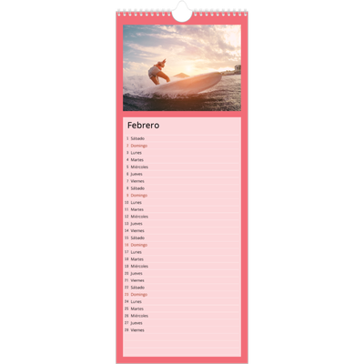 Calendario de cocina  — Colorea mi mundo [Febrero]