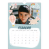 Calendario personalizado A4 — Unicornio arcoíris [Febrero]