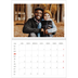 Calendario personalizado doble A4 — Reflejos rojos [Abril]
