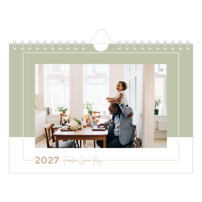 Calendario personalizado A5 — Marcos de la tierra [portada]