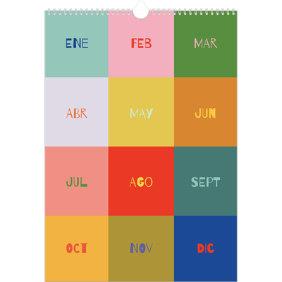 Calendarios A3 — Divertido y colorido [portada]
