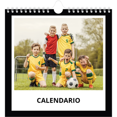 Calendarios Cuadrados — Marco negro [portada]