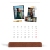 Calendario de mesa con base de madera - vertical  — Scrapbook con estilo [Enero]