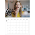 Calendario personalizado doble A4 — Estilo de letra [Abril]