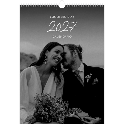 Calendarios A3 — Escritura elegante [portada]