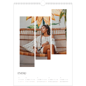 Calendario personalizado A3 — Fragmentos de viaje