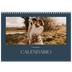 Calendario personalizado doble A4 — Pizarra y caligrafía [portada]