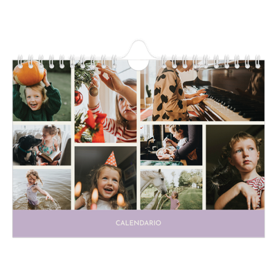 Calendario personalizado A5 — Capítulos pastel [portada]