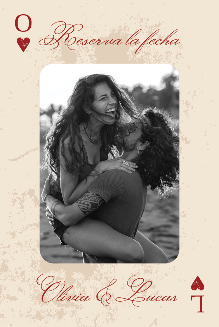 Save the date — As de corazones