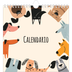 Calendarios Cuadrados — Perros y garabatos [portada]