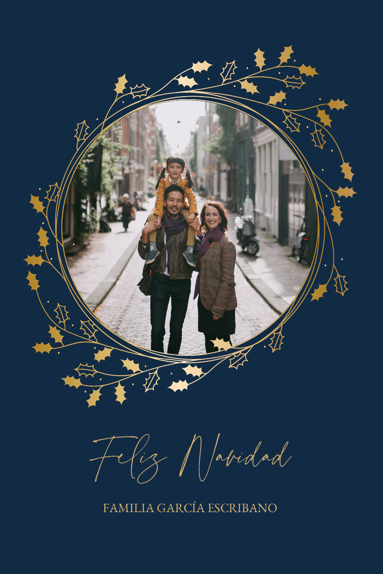 Tarjetas — Indigo elegant