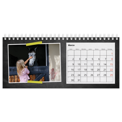 Calendarios de mesa — Cinta adhesiva craft [Marzo]