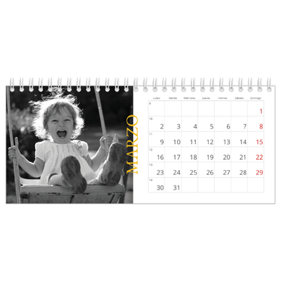 Calendarios de mesa — Estilo Heritage [Marzo]