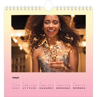 Calendarios Cuadrados — Tonos pastel [portada]