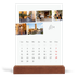 Calendario de mesa con base de madera - vertical  — Descanso de la ciudad [Marzo]